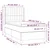 Krevet box spring s madracem LED tamnosivi 90x190 cm tkanina