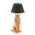 Opviq Lion King Stona lampa, Crna