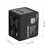Potovalni adapter Techsuit HHT148 EU/UK/AUS/US, PD 20W, QC, USB, USB-C - črn