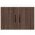 Ormar za Zid LUCCA 2 pcs Smeđi hrast 60 x 31 x 40 cm