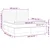 Vidaxl Box spring postelja z vzmetnico LED temno modra 160x200cm žamet