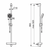 44790111 Hansa Basicjet tuš set brez armature