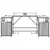 Stol Siva Sonoma 182 x 101 x 87,5 cm Konstruirano drvo