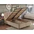 Hanah Home Bračni krevet sa prostorom za odlaganje Polo 160x38x200cm Crni