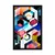 Plakat abstraktna geometrija - 40x60 silver