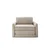 ATELIER DEL SOFA Sofa-krevet sa 1 sedeljkom Nest White