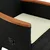 7-dijelni vrtni blagovaonski set poliratan i drvo bagrema crni