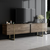HANAH HOME Set za dnevnu sobu Luxe Set Walnut Gold