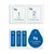 Blue Star 5D Tempered Glass - za iPhone 12/12 Pro (full glue) crno