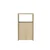 Hanah Home Noćni ormarić Carlin 36x61,4x25,3cm Hrast