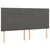 Vidaxl Box spring postelja z vzmetnico temno siva 200x200 cm žamet