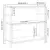 Regal za knjige boja hrasta 80 x 30 x 78,5 cm od drva i željeza