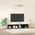 Set TV komoda Zidne 2 pcs Crni hrast 37 x 35 x 107cm