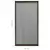 Zaslon protiv insekata za prozore aluminijski smeđi 80 x 160 cm