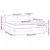 Vidaxl Box spring postelja z vzmetnico temno rjava 180x200 cm blago