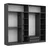 Hanah home Ormar Kale 270x235x52cm Antracit