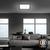 Briloner 7060-015 - LED prigušiva panel SLIM 22W/230V 42x42 cm crna Wi-Fi Tuya + daljinski upravljač