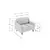 Atelier del Sofa Fotelja Robin Loveseat, Žuta