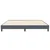 Box spring krevet bez madracem tamnosivi 200x210 cm baršunasti