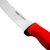 Butchers knife, curved blade, 26 cm, Duo, Red - Pirge