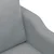 Vidaxl Dvosed svetlo siv 120 cm blago