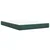 Vidaxl Box spring postelja z vzmetnico temno zelena 140x200 cm žamet