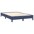 Vidaxl Box spring postelja z vzmetnico modra 120x190 cm blago