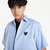 Srajca Comme des Garçons PLAY Black Heart Striped Shirt Blue/ White XL