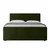 Livetastic BOXSPRING POSTELJA 180 cm  x 200 cm , les, kovina, umetna masa, tekstil zelena