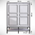 HANAH HOME Ormar Martin Surgulu 150 White
