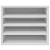 Organizator za stol bijeli 36 x 26 x 29,5 cm konstruirano drvo