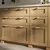 FORSBACKA Front fioke, hrastovina, 60x10 cm