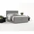 Siva boxspring postelja s prostorom za shranjevanje 200x200 cm Imagine – Maison de Reve