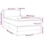 Vidaxl Box spring postelja z vzmetnico krem 80x200 cm blago
