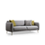 Atelier del Sofa Trosed na razvlačenje Sevilla 98x85x214cm Sivi