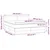 Vidaxl Box spring postelja z vzmetnico LED temno rjava 160x200cm blago