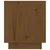 Vidaxl Nočna omarica 2 kosa medeno rjava 40x34x40 cm trdna borovina