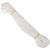 Balkonski zastor crni 75 x 400 cm HDPE