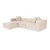 Atelier del Sofa Ugaona garnitura Lora 193x65x303cm Breskva