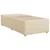 vidaXL vidaXL Box spring postelja z vzmetnico krem 80x200 cm blago, (21291746)