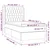 Vidaxl Box spring postelja z vzmetnico moder 90x200 cm blago