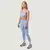 GymBeam NEO Seamless Sports Bra Sky