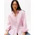 TOMMY HILFIGER Bluza roza/črna/bela