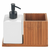 WENKO 54944100 - Dozator sapuna MERA 18,5x17 cm braon