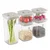 Berlinger Haus Set od 5 posuda za odlaganje sa 5 poklopaca Sahara Collection BH-8575N, Krem