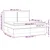 Vidaxl Box spring postelja z vzmetnico bela 200x200 cm umetno usnje