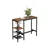 Songmics Bar miza 110x40x90 cm rjava