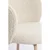 Kremno bel oblazinjen jedilni stol Elyna – Light & Living