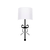 Opviq Zidna lampa E27 Socket, Belo-Crna
