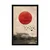 Plakat japandi čarobnost rdeče lune - 40x60 silver